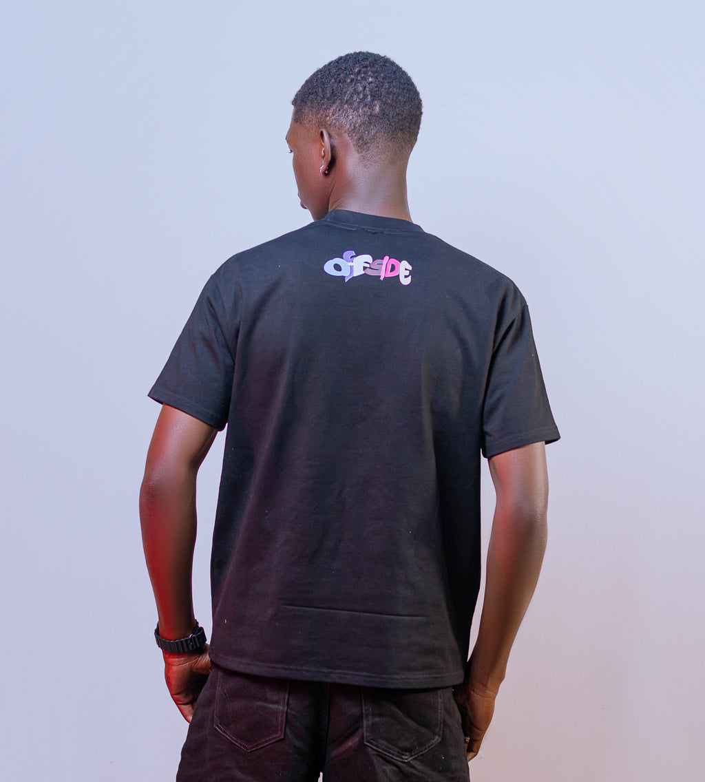 OFFSIDE Big Colour T-Shirt – Black
