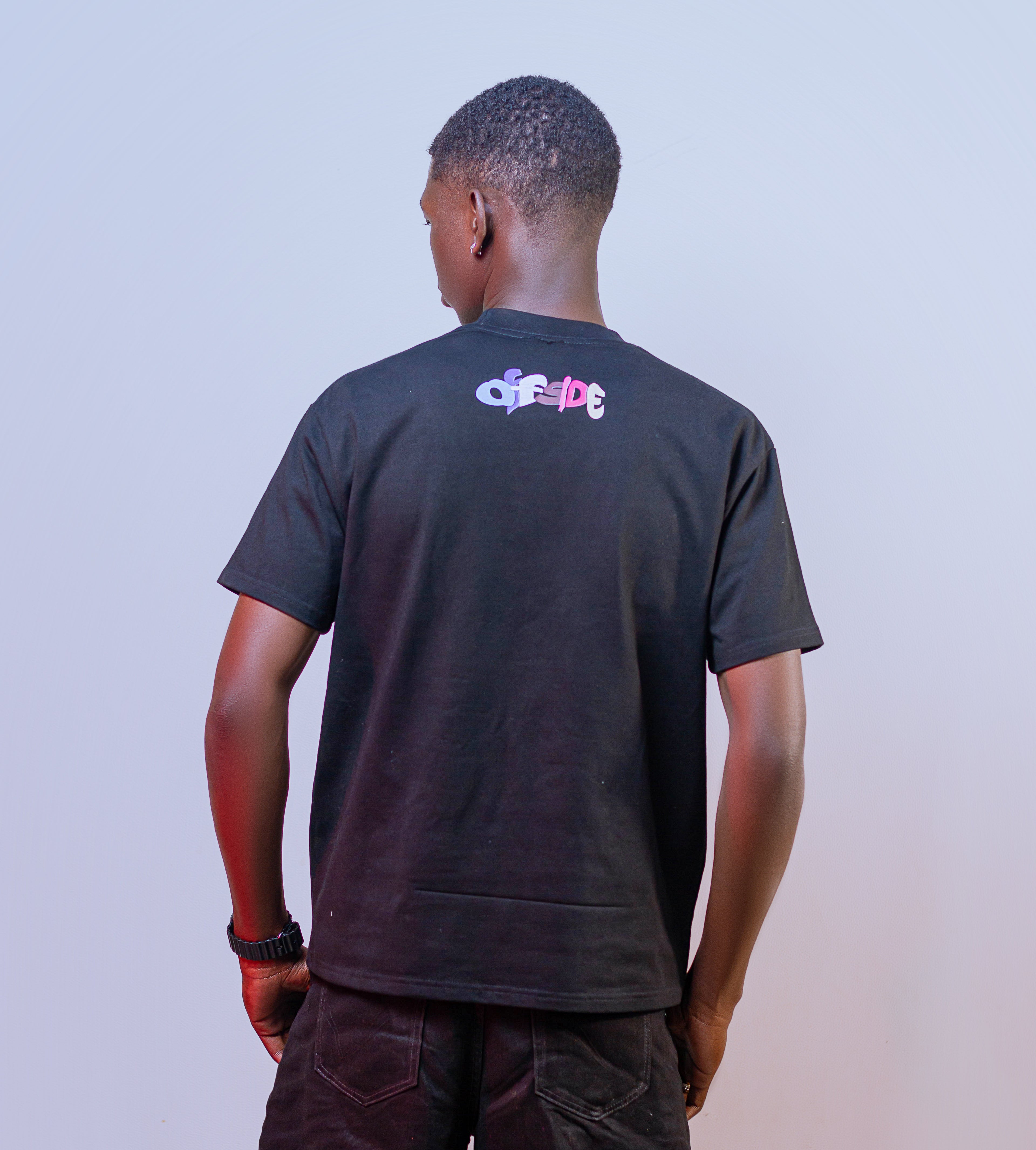 OFFSIDE Big Colour T-Shirt – Black